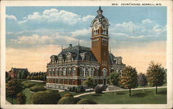 Court House and Grounds Merrill, WI Postcard Postcard Postcard