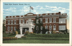 Theda Clark Hospital and Grounds Neenah, WI Postcard Postcard Postcard