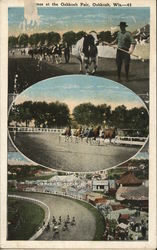 At the Oshkosh Fair Postcard