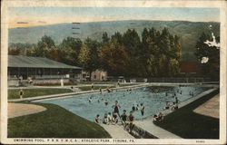 Swimming Pool, PRR YMCA Athletic Park Postcard