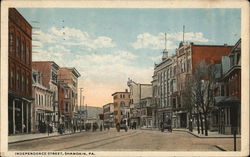 Independence Street Postcard