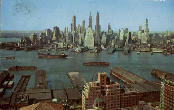 View of Lower Manhattan New York City