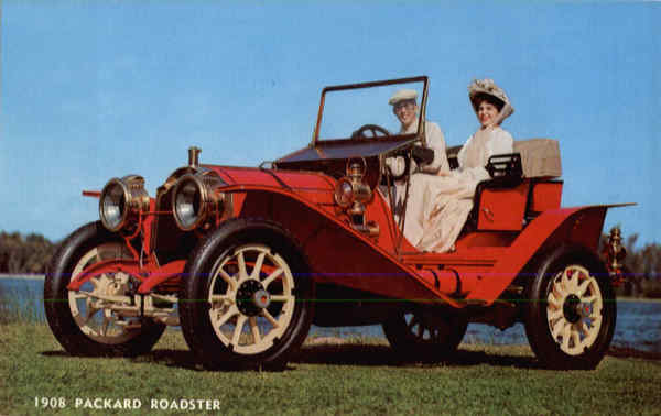Packard Roadster 1908 With Mother-In-Law Seat Model 30