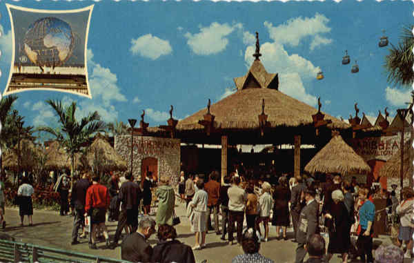 Caribbean Pavilion NY World's Fair 1964 NY Worlds Fair