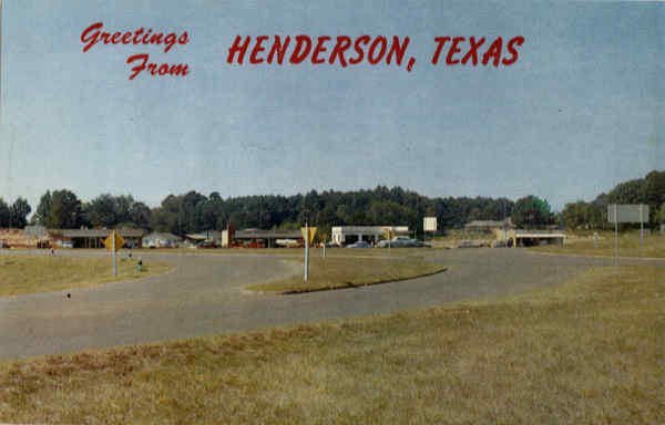 Traffic Circle Entering Henderson Texas