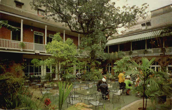 Patio Brennan's Frech Restaurant, Royal Street New Orleans Louisiana