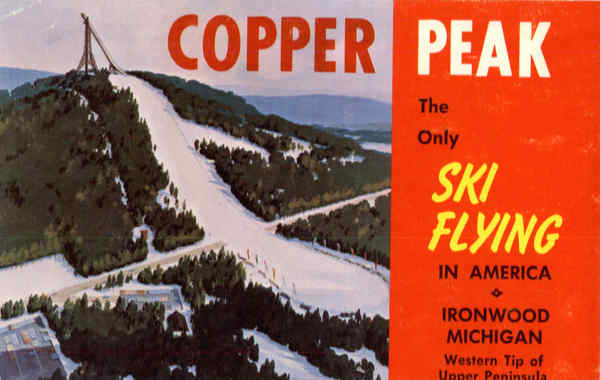 Copper Peak Ski Flying Tower Ironwood Michigan