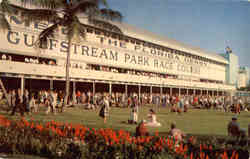 Gulfstream Park Race Course, Hallandale Miami, FL Postcard Postcard