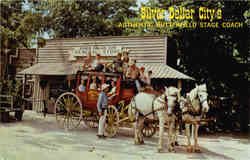 Silver Dollar City's Butterfield Stage Coach Postcard