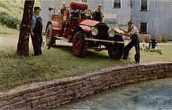Jack Daniel's Fire Engine Postcard