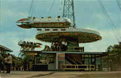 Beech Bend Park Rocket Postcard