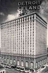 Detroit-Leland Hotel Postcard