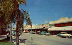 Main Street, Looking West Melbourne, FL Postcard Postcard