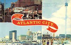 Greetings From Atlantic City Postcard
