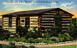 Badlands Cabin of Theo. Roosevelt, Capitol Grounds Postcard