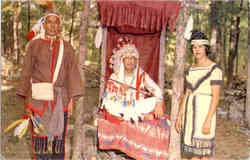 Eastern Band of the Creek Indian Nation Postcard