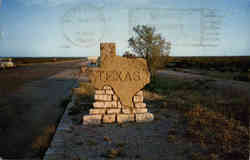 Welcome To Texas The Lone Star State Scenic, TX Postcard Postcard