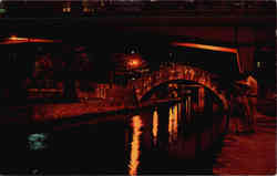 San Antonio River Views Postcard