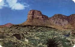 EL Capitan And Guadalupe Peaks Signal Peak Texas Postcard Postcard
