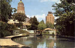 San Antonio River Postcard