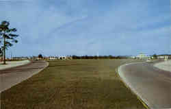 Traffic Circle Entering Orange Postcard