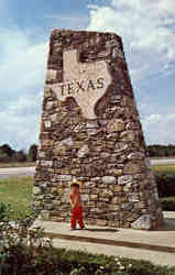 Texas Entrance Postcard