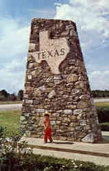 Texas Entrance Scenic, TX Postcard Postcard