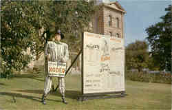 Statue of the Convict Cowboy Postcard