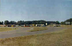 Traffic Circle Entering Henderson Texas Postcard Postcard