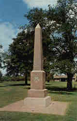 Stephen F. Austin Monument Sealy, TX Postcard Postcard