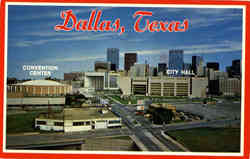 Convention Center, City Hall Dallas, TX Postcard Postcard