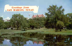 Southwest Texas State Teachers College San Marcos, TX Postcard Postcard