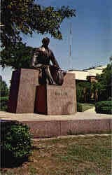 Judge R. E. B. Baylor Statue Postcard