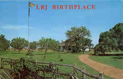 Birthplace of Lyndon B. Johnson on the LBJ Ranch near Stonewall Postcard