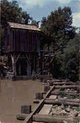 The Saw and Grist Mill New Salem State Park Lincoln's New Salem, IL Postcard Postcard