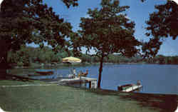 Loafing at the Lake Lakes Region, NH Postcard Postcard