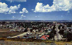 View of Evanston Wyoming Postcard