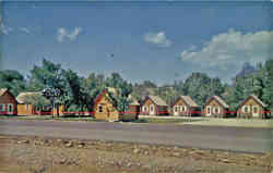 Blue Gables Court, US 16 and US 87 Buffalo, WY Postcard Postcard