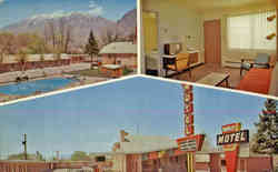 Rambler Motel, Highways 91-89-50 Postcard