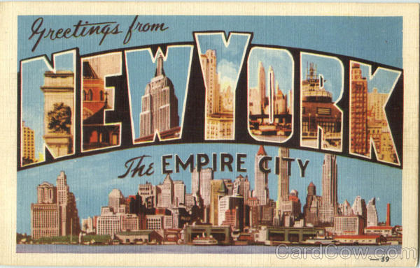 Greetings From New York New York City