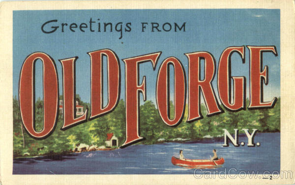 Greetings From Old Forge New York