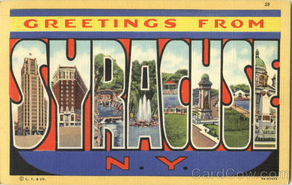 Greetings From Syracuse New York