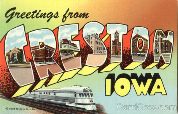 Greetings From Creston Iowa