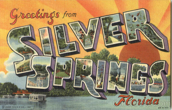 Greetings From Silver Springs Florida
