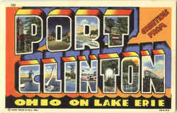 Greetings From Port Clinton Postcard