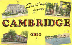 Greetings From Cambridge Ohio Postcard Postcard