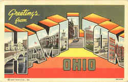 Greetings From Hamilton Ohio Postcard Postcard