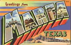 Greetings From Marfa Postcard