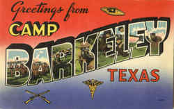 Greetings From Camp Barkeley Postcard