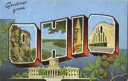Greetings From Ohio Postcard